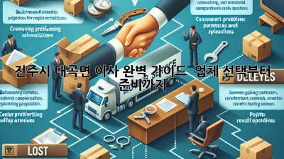 진주시 대곡면 이사 완벽 가이드 🚚💨 업체 선택부터 준비까지!